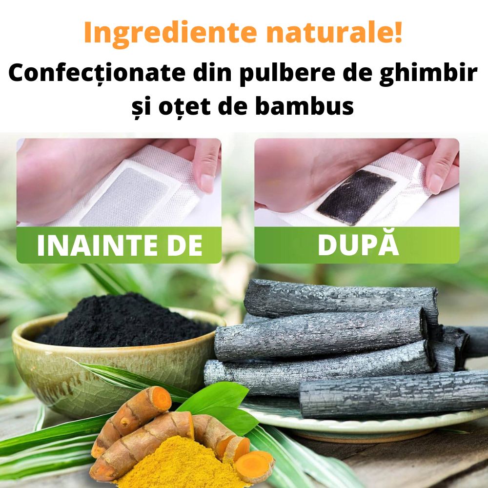 Set cu Plasturi Terapeutici de Detoxifiere