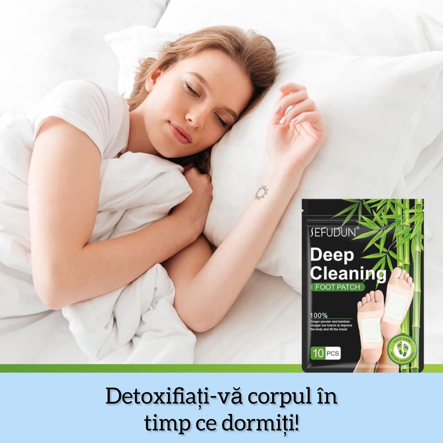 Set cu Plasturi Terapeutici de Detoxifiere