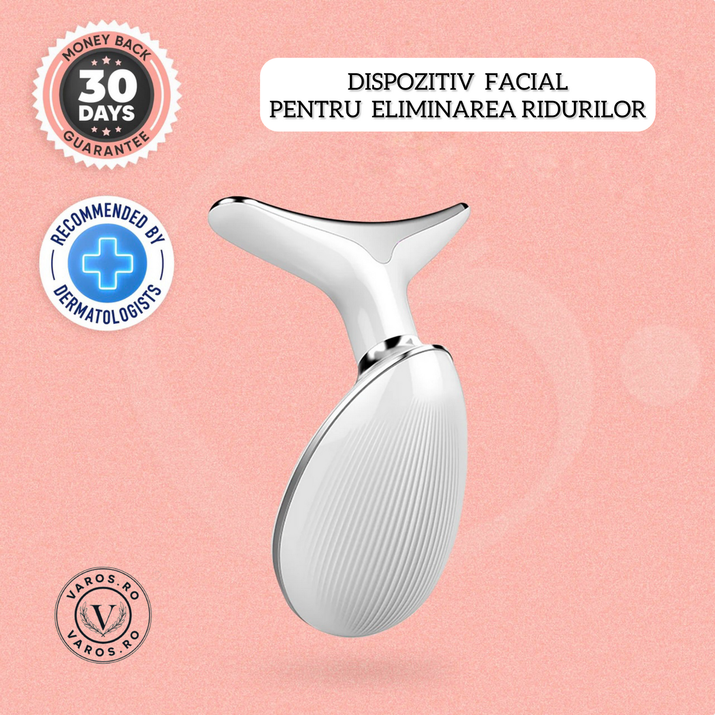 Dispozitiv facial pentru eliminarea ridurilor