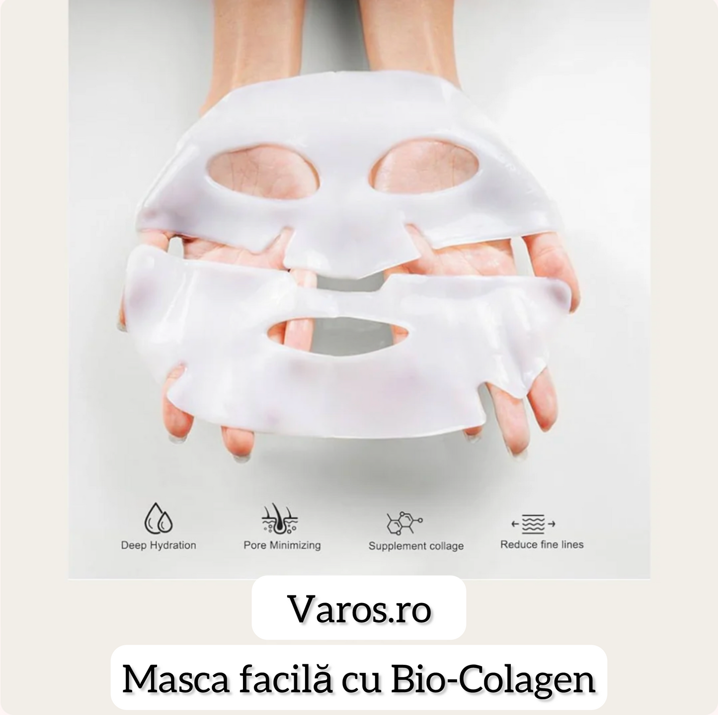 Mască facială cu Bio-Colagen